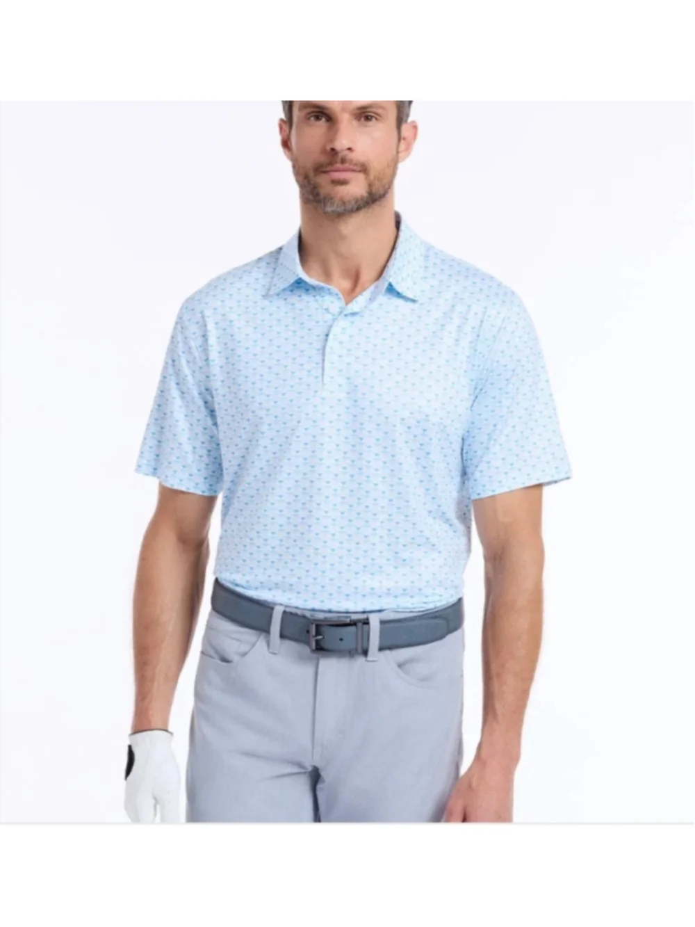 Men's Robert Graham Links & Drinks Short Sleeve Polo XL